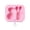 Pink, variant on Little Rabbit Duck Silicone Ice Cream Mold for Kids - DIY Ice Cream, Cheese Stick, and Pudding Popsicle Maker