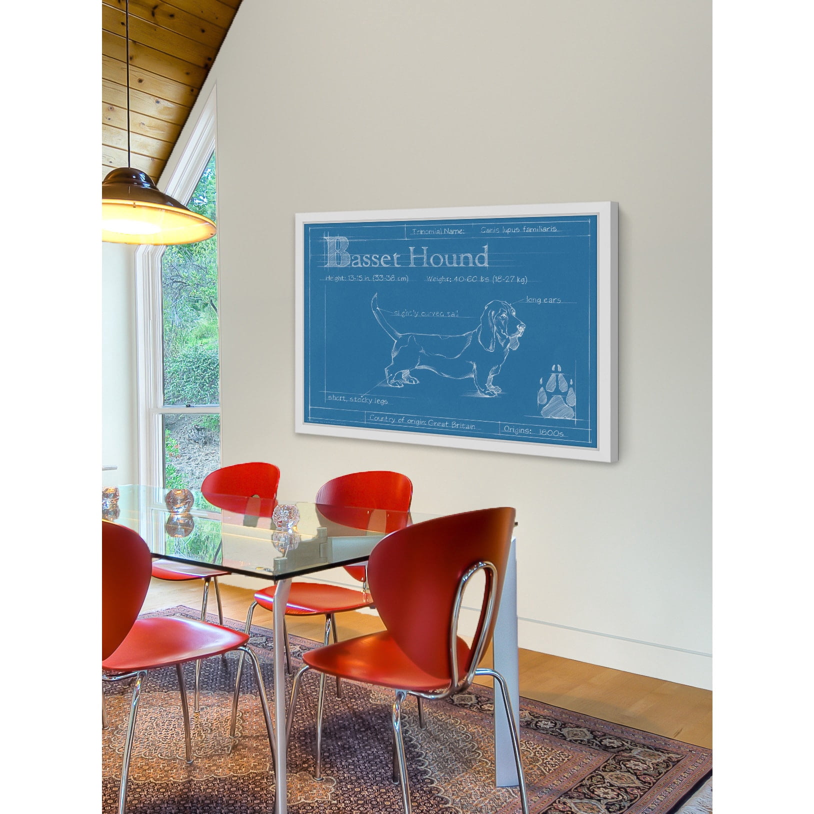 Marmont Hill "Basset Hound" Framed Painting Print