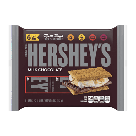 Hershey's milk chocolate bars, 6 Count, 9.3 oz, 2