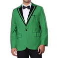 thumbnail image 1 of INSPIRE CHIC Sacos Deportivos Formales para Hombres Ajustados con Cuello de Color, 1 of 1
