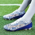 thumbnail image 2 of Men's Indoor Soccer Shoes Football Cleats Low-Tops Lace-Up Non-Slip Spikes Sports Athletic Futsal TF Turf Sneaker, 2 of 8