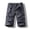 Dark Gray, variant on Men Shorts Cargo Work Shorts for Men Multi Pockets Zipper Button Shorts Solid Color Casual Comfy Loose Fit Training Running Workwear Pants Black M
