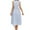 Blue, variant on Puliio Women's Casual Dress Fashion Slim Fit Striped Sleeveless Elegant Summer Dress Fresh Elegant Temperament Daily Wear Beach Dresses For Womens