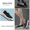 thumbnail image 6 of Women's Orthopedic Anti-Slip Sneakers,Summer Wedge Air Cushion Breathable Mesh Slip On Walking Shoes,Casual Wedge Sneakers., 6 of 8