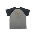 thumbnail image 2 of Harley-Davidson Big Boys' Distressed Short Sleeve Knit Raglan Tee, Gray (12/14), Harley Davidson, 2 of 2