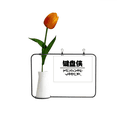 thumbnail image 1 of Quote Keyboard Warrior Tarjeta de jarrón artificial de tulipanes, 1 of 3