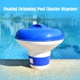 thumbnail image 3 of Graflsoa Automatic Pool Chlorine Dispenser with Adjustable Flow Rate, Floating Chemical Dispenser for Pools, Spas, and Water Parks, 5.3 Inch, Blue & White, 3 of 7