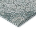 thumbnail image 3 of Addison Rugs Mayfield Premium Machine Washable Traditional Medallion Teal Rectangle Rug, 10' X 14' Machine Washable Traditional Medallion Teal Oversized Sherpa Throw Blanket, 3 of 7