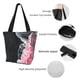 thumbnail image 4 of Balery Pink White Ocean Waves Bolsa de Hombro con Diseño, Bolsa Grande y Duradera, Bolsa Versátil para Compras, 4 of 6