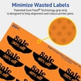 thumbnail image 5 of Avery Oval Scalloped Labels, Bright Orange, 1-1/8" x 2-1/4", 840ct, 5 of 11