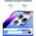 thumbnail image 4 of for iPhone 14 Pro Case Clear, [ Grade Protection] [Not Yellowing] Shockproof Phone Case for Apple iPhone 14 Pro 2022 - Gradient Blue, 4 of 12