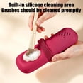 thumbnail image 6 of Travel Makeup Brush Holder Pouch, Silicone Cosmetic Organizer with Cleaning Panel for Dust-Proof Storage, 6 of 6