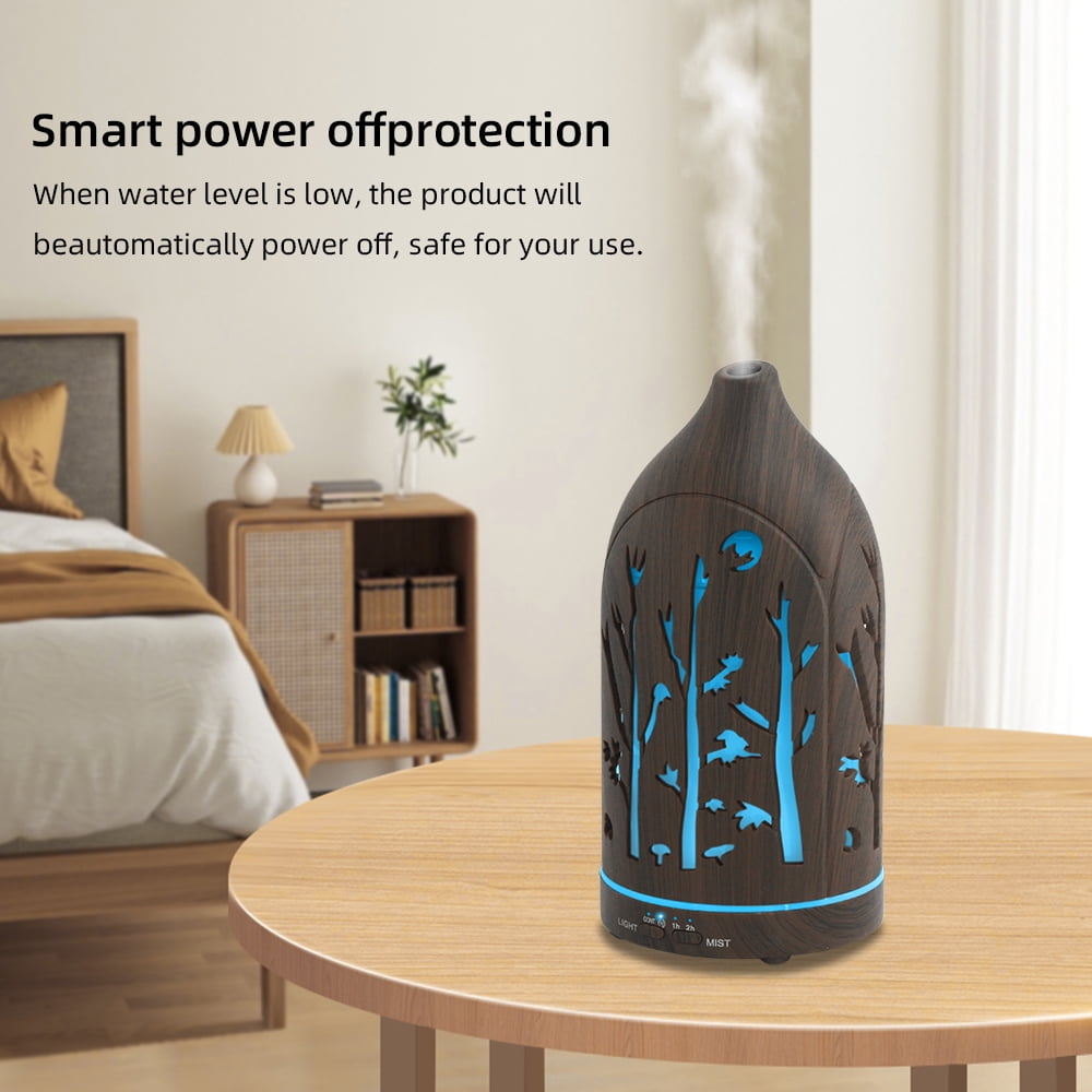 200ml Essential Oil Diffuser for Home 7 LED Color Changing, Ultra Quiet, BPA-Free, Perfect for Office & Relaxation