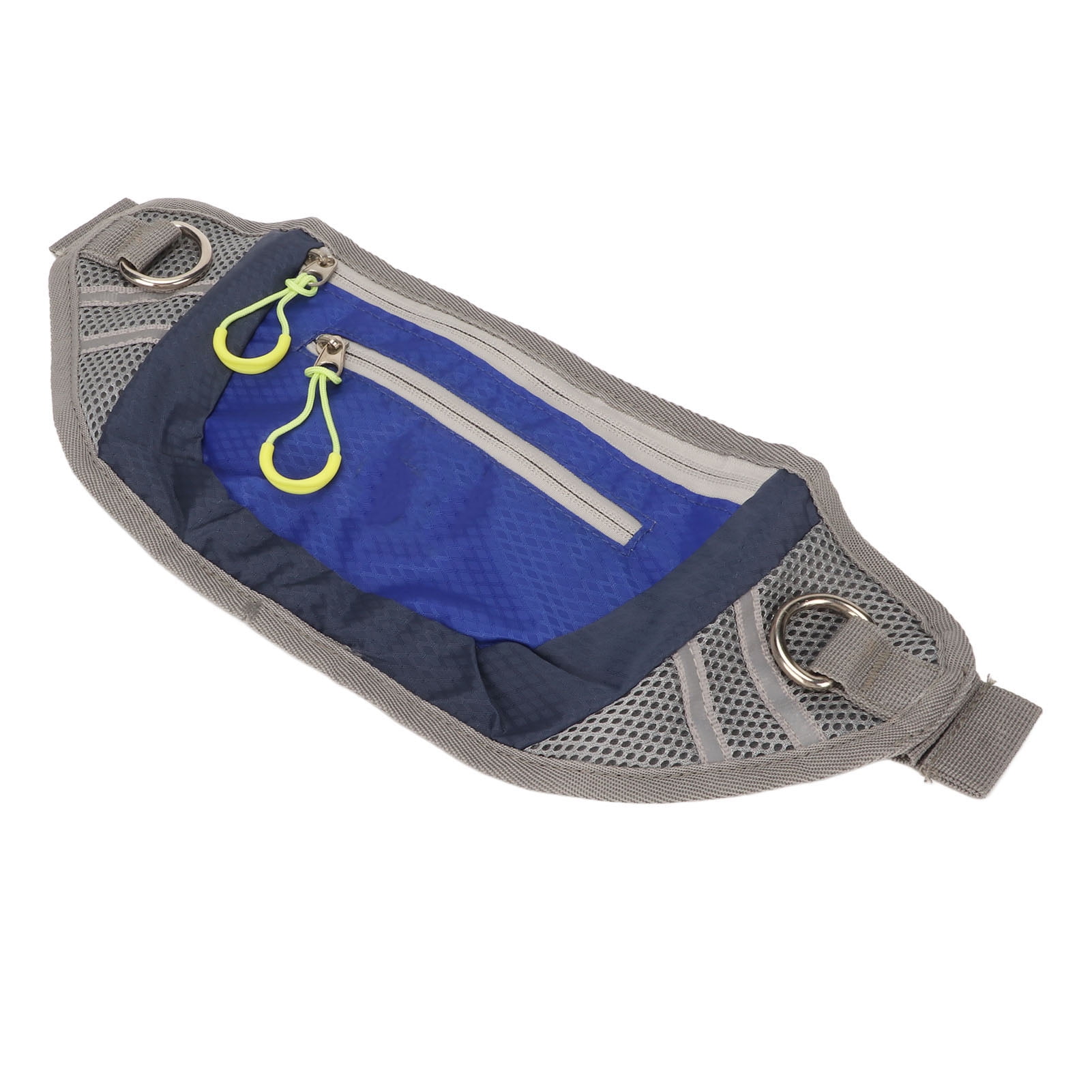 Dog Treat Pouch, Buckle Pet Treat Bag Holder Thickened Cotton Pad Bite Resistant Zipper Multifunction Nylon  for Travel for Dog Blue