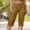Brown, variant on Nrmvnmi Summer Saving 2024 Capri Pants for Women Casual Summer Drawstring Elastic Waist Linen Pant Straight Wide Leg Cropped Trouser with Pockets For Womens Gifts