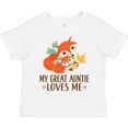 thumbnail image 3 of Inktastic Great Auntie Loves Me Fox Boys or Girls Toddler T-Shirt, 3 of 5