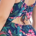thumbnail image 2 of Beadeez Maillot de Bain Grande Taille pour Femmes Imprimé Floral Tankini Deux Pièces Robe de Bain M-5TG, 2 of 7