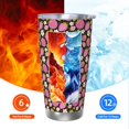 thumbnail image 5 of Bingfone Strawberry for 20 Oz Stainless Steel Travel Mug Double Wall Water Coffee Cup for Home,Office, Outdoor Works Great for Ice Drinks and Hot Beverage-Without Straw, 5 of 8