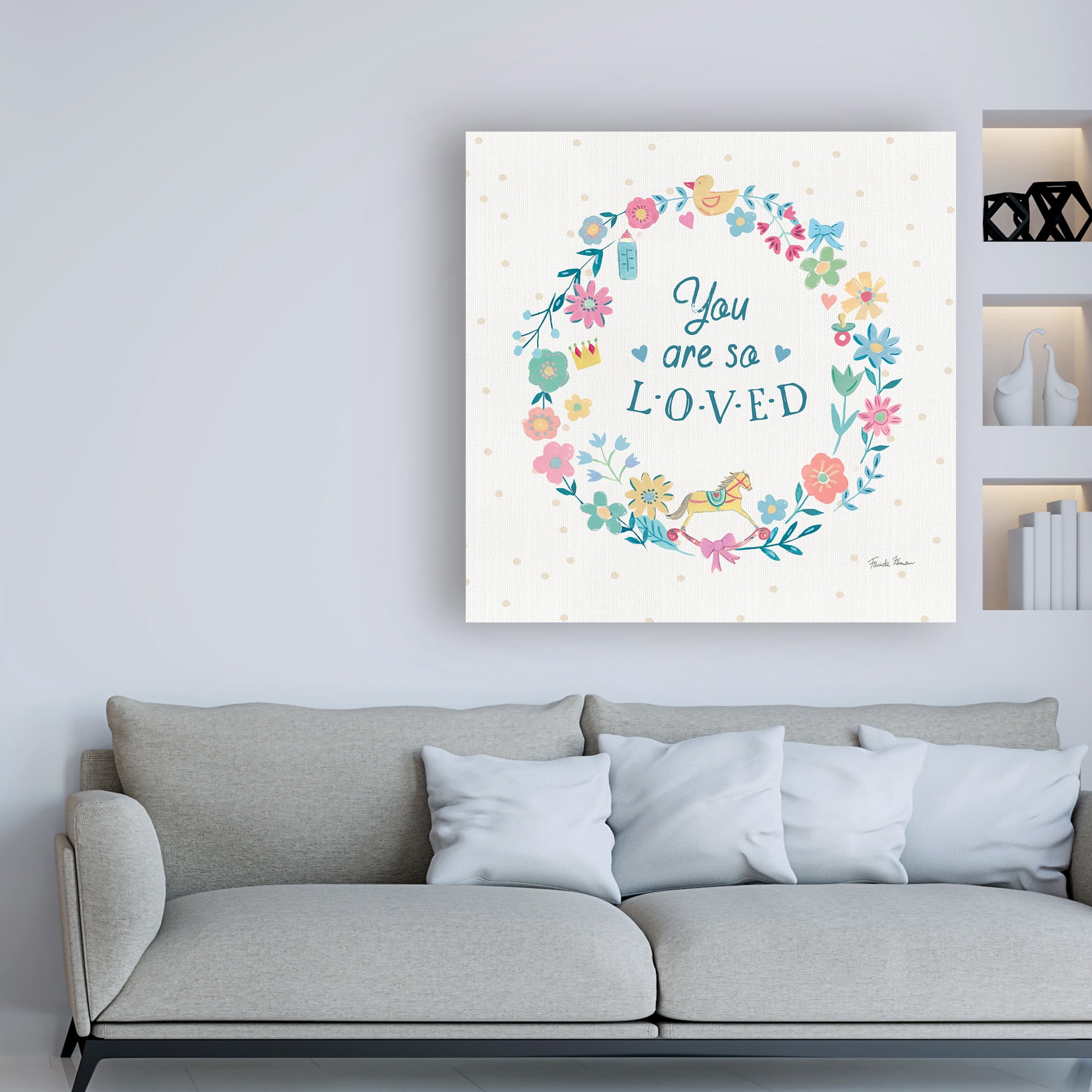 Trademark Fine Art 'Happy Baby VIII' Canvas Art by Farida Zaman