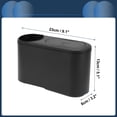 thumbnail image 4 of Unique Bargains Car Trash Can with Cup Holder Hanging Front Rear Seats Trash Bin Black 1 Pcs, 4 of 6