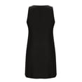 thumbnail image 6 of DPTALR George Women's Corduroy Overall Dress, Casual, Sleeveless, Romper, Jumper, Mini, Pinafore Skirtall, 2025 Fall Outfits,#Black,Size S, 6 of 8
