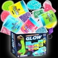 thumbnail image 1 of 35.16 Fl Oz Slime que brilla en la oscuridad para niños a partir de 6 años Funkidz Paquete grande de Slime de 1040 ml Kit de Slime de colores neón Verde Azul Rosa Amarillo Regalos grandes de Slime par, 1 of 1