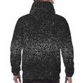 thumbnail image 7 of Naloa Black And White Dotted Men's Casual Hooded Collar Drawstring Hoodies Pullover Sweatshirts Casual Long Sleeve Shirts-3X-Large, 7 of 7