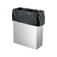 thumbnail image 5 of Alpine Industries 6.4 Gal. Stainless Steel Surface-Mounted Bathroom Lidless Trash Can, 5 of 6