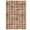 Orange, variant on GlowSol 9'x12' Washable Area Rugs for Living Room Modern Farmhouse Plaid Rug Non-Slip Low Pile Large Rug Floor Cover, Red