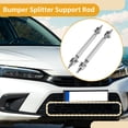 thumbnail image 3 of Unique Bargains 2pcs 7.5cm/2.95in Adjustable Front Bumper Lip Splitter Strut Rod Tie Silver Tone, 3 of 6