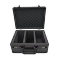 thumbnail image 1 of Caja de almacenamiento de tarjetas graduadas con cerraduras de combinación, fácil de transportar, portátil, estuche para tarjetas deportivas, estuche 3 ranuras, 1 of 10