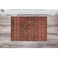 thumbnail image 4 of Neil 2' x 3' Washable Accent Rug, Garnet and Ivory, 4 of 7