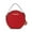 Red, variant on MKF Collection Mallory Women's Circle Crossbody Bag, Vegan Leather Round Bag Satchel Purse Handbag by Mia K. - Red