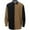 Gold, variant on Men's Color Block Shirts Long Sleeve Button Down Shirt Loose Fit Spring Fall Casual Comfy Tops Gold L