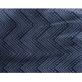 thumbnail image 4 of oneOone Georgette Viscose Navy Blue Fabric Chevron Block Dress Material Fabric Print Fabric By The Yard 42 Inch Wide, 4 of 4