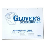 Glover's Scorebooks Baseball/Softball Scoring & Stats Sheets 30 Games