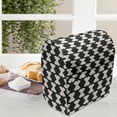 thumbnail image 4 of Minimalist Lounger Chair Bag, Geometric Curved Groovy Shapes Contemporary Classic Lattice Design, High Capacity Storage with Handle Container, Lounger Size, Ivory and Charcoal Grey, by Ambesonne, 4 of 5