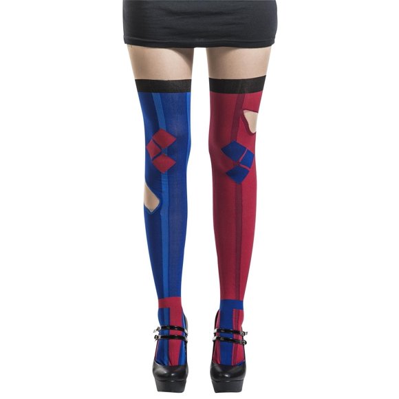Mallas de disfraz Harley Quinn de DC Comics para mujer - Meroncourt