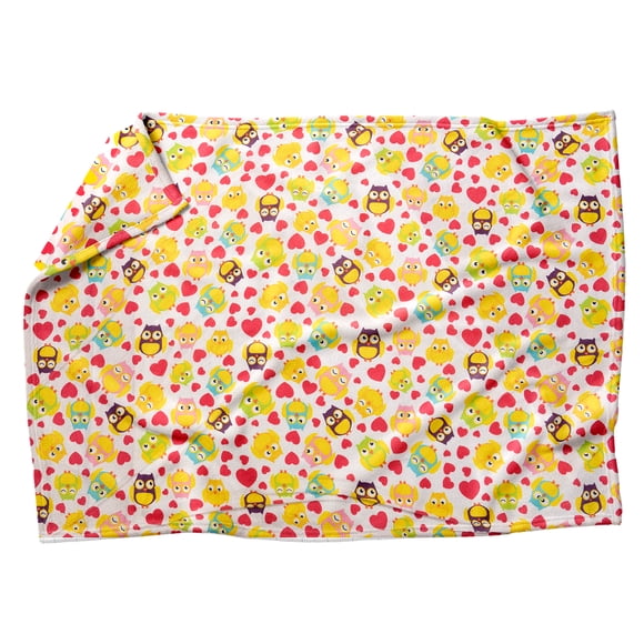 Juego de sábanas de camiseta IND Búhos CHIQUI MUNDO Búhos; juego de sábanas individuales; de camiseta