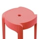 thumbnail image 3 of Set de 4 bancos de plástico apilables de 45 cm color rojo, 3 of 4