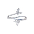 thumbnail image 1 of Guardurnaity Anillo de cristal para mujer, joyería para nudillos, diamantes de imitación a la moda, decoración de mano curvada exquisita, fiesta de Ropa, zapatos y accesorios Miscelánea talla 8 Guardurnaity AP017313-03, 1 of 6