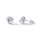 thumbnail image 1 of Pendientes PAVOI Love Knot chapados en oro blanco de 14 quilates para mujer, 1 of 6