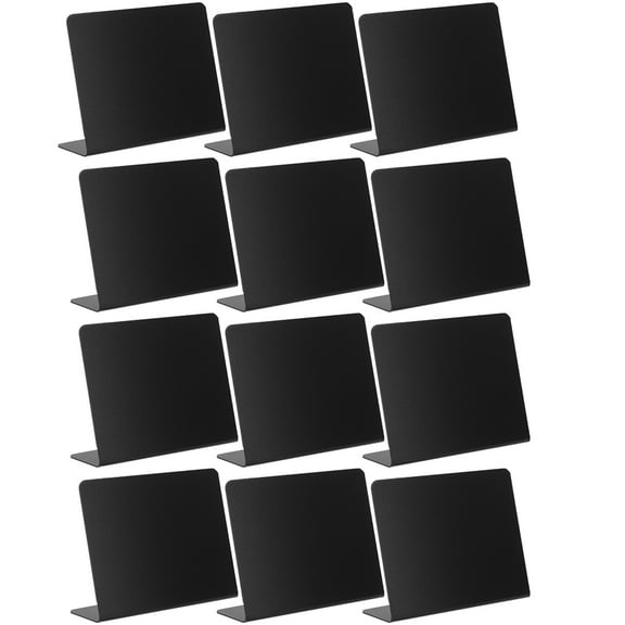 IFANLANDOR Home Office Chalkboards Pvc Simple Design 12Pcs 4.99X3.93X1.38In