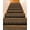 Brown, variant on Stair Treads for Wooden Steps, Sage Green Black Plaid Peel and Stick Stair Treads with Adhesive, Vintage Star Buffalo Check Rustic Non Slip Indoor Stairs Runner Rugs Mats for Elders Dogs 8"x30"15PCS