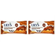 Lilys Chocolate Baking Chips Chocolate Salted Flavor, Caramel, 9 Oz (Pack Of 2)