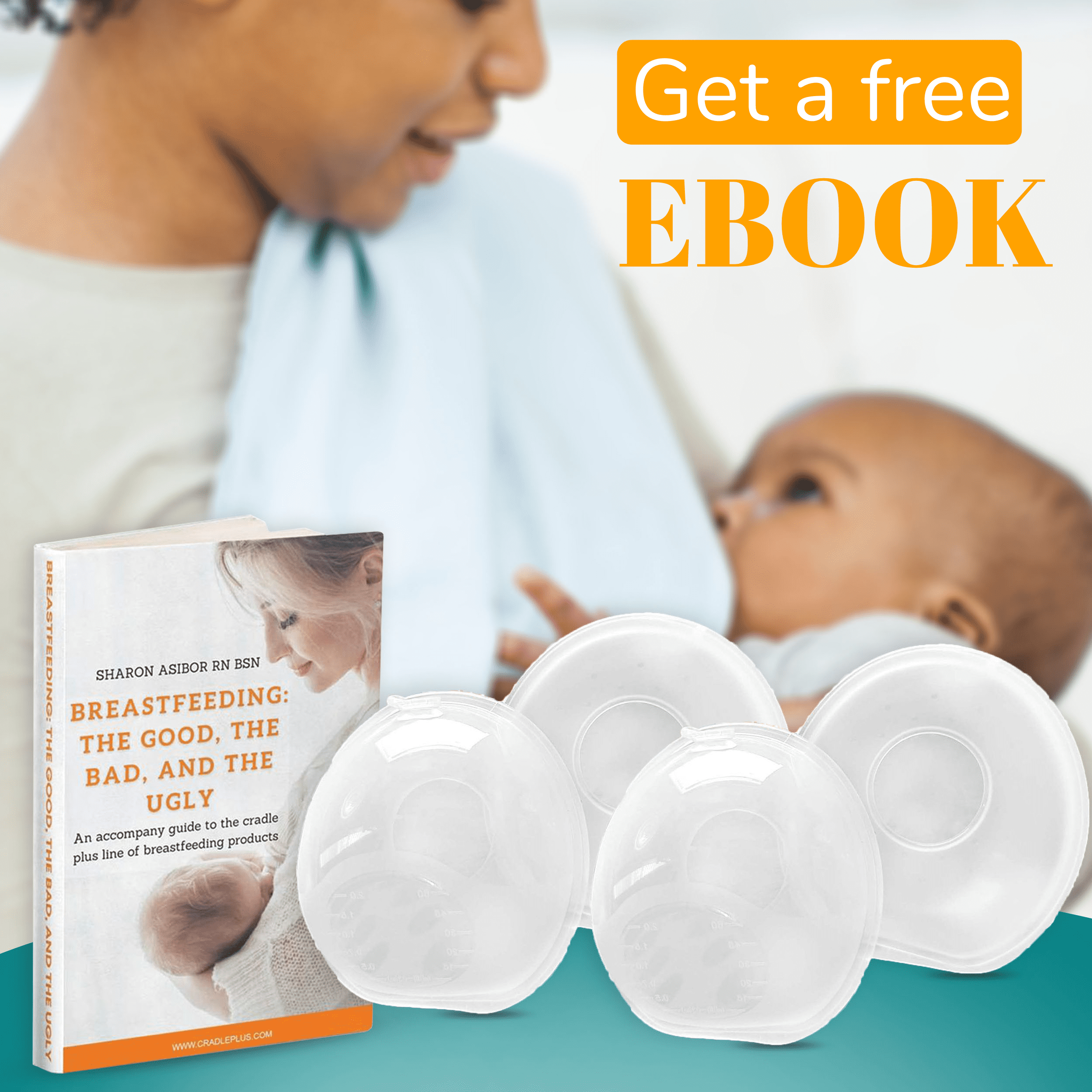 Nipple Shield & Milk Collector shells for breast milk – Cradle Plus