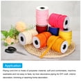 thumbnail image 4 of Uxcell Piping Cord Trim 65 Yards 1/2 Inch Piping Tape for Sewing,DIY Crafting Fabric Edge Trim Purple, 4 of 5