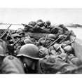thumbnail image 2 of U.S. Soldiers Crossing The Rhine Under Enemy Fire At Sankt Goar History (36 x 24), 2 of 2