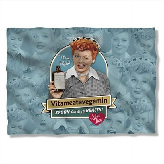 I Love Lucy Vitameatavegamin Poly 20X28 Pillow Case White One Size