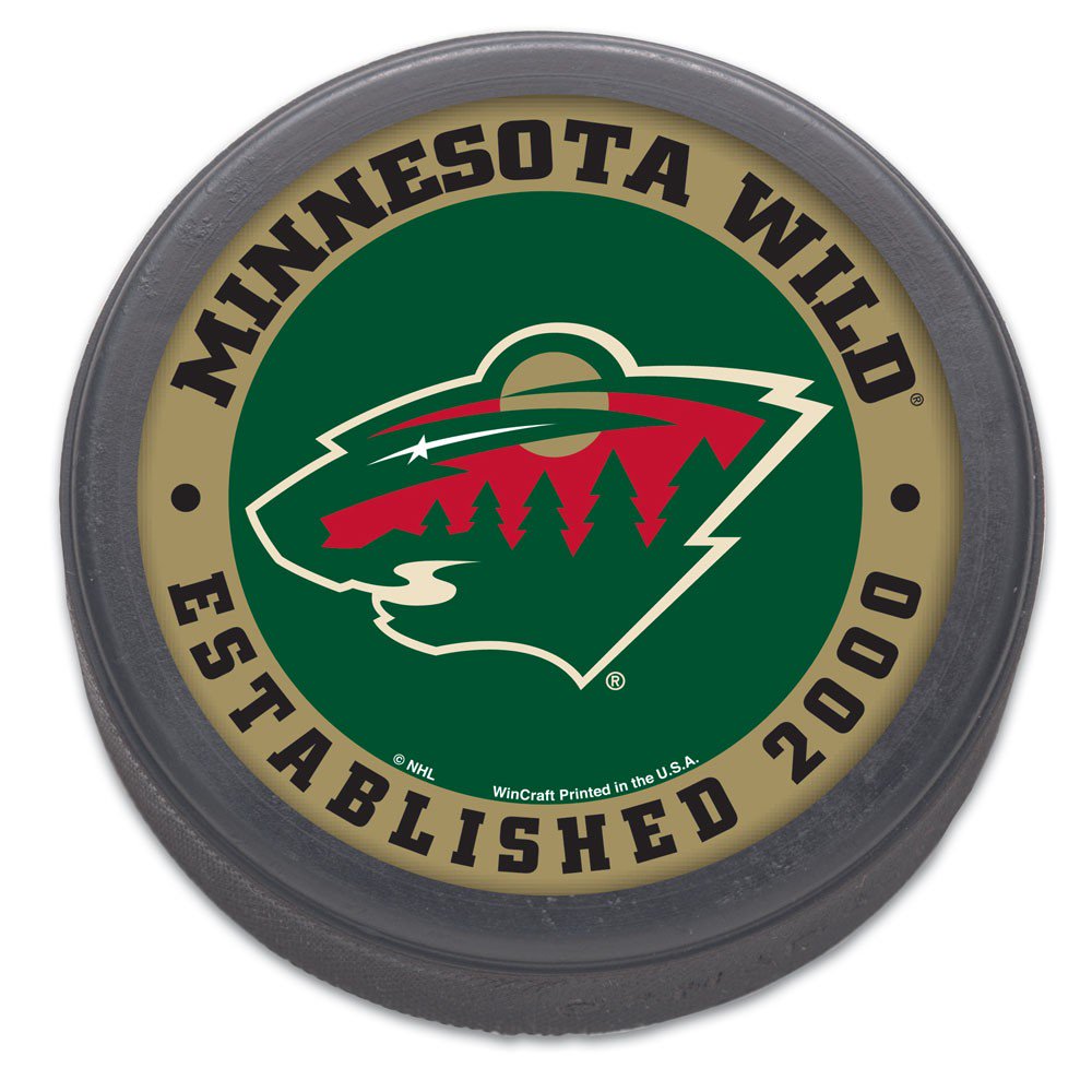 Minnesota Wild Official NHL Hockey Puck by Wincraft 774323 - Walmart ...